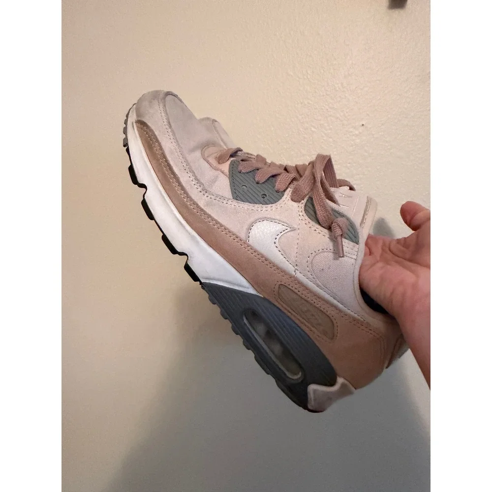 Nike Sneakers Mens 9 Sanddrift Air Max 90 Hemp DA1641-201 Retro Running Shoes